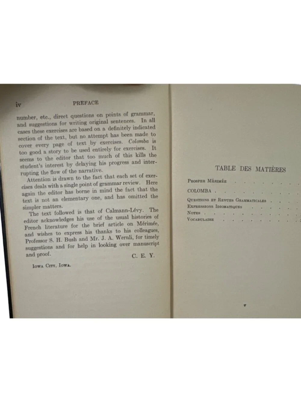 Merimee Colomba By Prosper Merimee 1922 edited by Charles E Young HC 1st Ed Merr - Picture 4 of 13